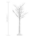 vidaXL Vianočný stromček/vŕba 128 LED 1,2 m, teplá biela, dovnútra/von