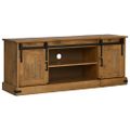 VidaXL TV skrinka HALDEN 2 posuvne dvere 150x40x60 cm Masiv