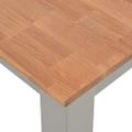 vidaXL Jedálenský stôl z dubového dreva 180x90x74 cm