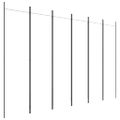 vidaXL 6-panelový paraván biely 300x200 cm látkový