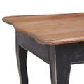 vidaXL Konferenčný stolík čierny 120x60x45 cm mahagónový masív