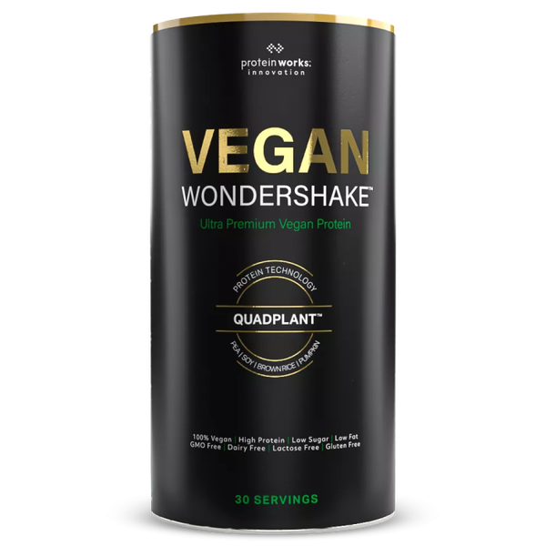 Vegan Wondershake - The Protein Works, dvojitá čokoláda