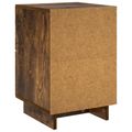 vidaXL Nočný stolík Dymový dub 33,5 x 34,5 x 50 cm Kompozitné drevo