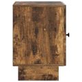 vidaXL Nočný stolík 2 ks Dymový dub 43 x 34,5 x 50 cm Kompozitné drevo