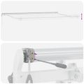 vidaXL Automaticky zaťahovacia markíza s LED hnedá 600x300 cm