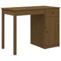 vidaXL Stolík medovo-hnedý 100x50x75 cm masívne borovicové drevo