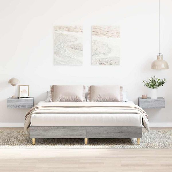 vidaXL Posteľný rám bez matraca 150x200 cm kompozitné drevo