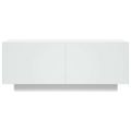 vidaXL TV skrinka biela 100x35x40 cm spracované drevo