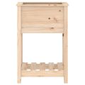 vidaXL Kvetináč s policou 54x34,5x81 cm masívna borovica