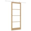 vidaXL Posuvné dvere ORKDAL 93 x 232 cm Prírodná