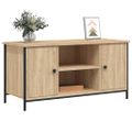 vidaXL TV skrinka dub sonoma 100x40x50 cm spracované drevo
