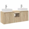 vidaXL Set kabinetov do kúpeľne 3 ks Dub sonoma 49,5 x 41 x 62,5 cm