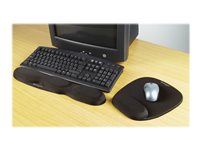 Podložka pre myš s vankúšikom na zápästie - čierna