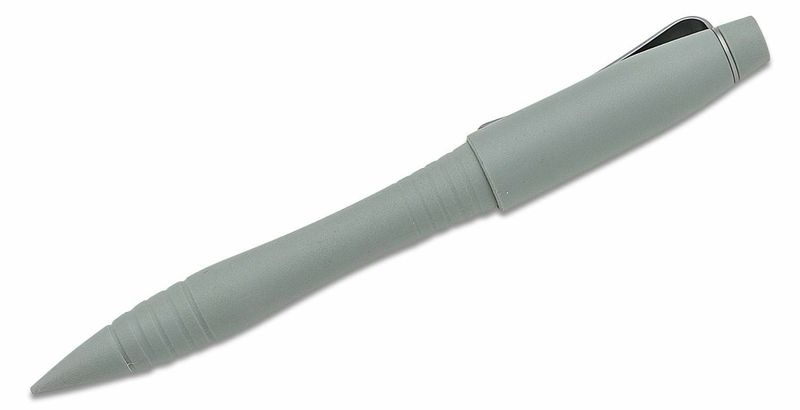 CR-TPENWBG CRKT Williams Defense Pen Gray taktické pero 15 cm, šedá, Grivory, náplň