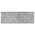 vidaXL Úložný box betónovo-sivý 102x35x35 cm kompozitné drevo