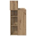 vidaXL Stôl Remeselný dub Kompozitné drevo 90 x 48 x 101,5 cm