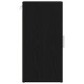 vidaXL Skrinky na topánky 2 ks dub čierny 32x35x70 cm kompoz. drevo
