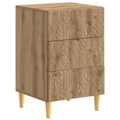 vidaXL Nočný stolík Dub artisan 43 x 39,5 x 66,5 cm Kompozitné drevo
