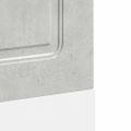 vidaXL Panel umývačky riadu Kalmar betónovo sivé 60x1,5x57 cm kompozitné drevo
