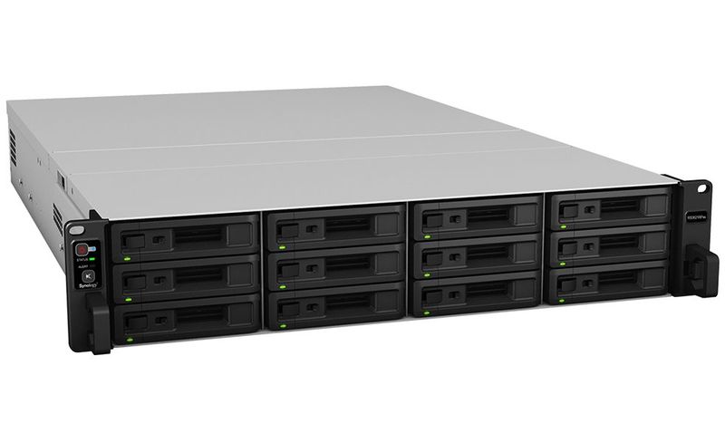 Synology RS3621RPxs Rack Station Sieťové úložisko NAS, 12x 2,5"/3,5" SATA III, Intel Xeon D-1531, 8GB RAM, 4x GLAN, 2x USB 3.0, 2x PCIe, rack 2U