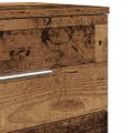 vidaXL Nočné skrinky 2 ks s 2 zásuvkami staré drevo 40x36x50 cm