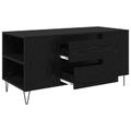 vidaXL Konferenčný stolík Čierny dub 102 x 44,5 x 50 cm