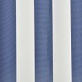 vidaXL Náhradná látka na markízu, modro-biela, 350x250 cm, polyester