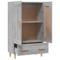 vidaXL Vysoká skrinka sivý dub sonoma 70x31x115 cm spracované drevo