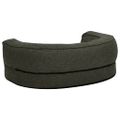 vidaXL Ergonomický matrac pre psa 60x42 cm ľanový vzhľad flís tmavošedý
