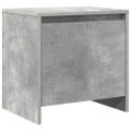 vidaXL Nočné stolíky 2 ks betónové sivé 45x34x44,5 cm drevotrieska