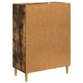 vidaXL Servírovacia skriňa Dymový dub 66 x 34,5 x 90 cm