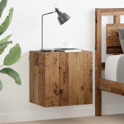 vidaXL TV nástenná skriňa Staré drevo 40,5x30x40cm Kompozitné drevo