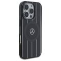 Puzdro Mercedes pre iPhone 16 Pro 6,3" MEHMP16L23HRSK Hardcase MB Double Layer Crossed Lines MagSafe čierne