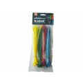 Pásky na vodiče farbené, 100 x 2,5 mm, 100 ks, (4x25 ks), 4 farby, NYLON EXTOL-PREMIUM