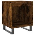 vidaXL Nočné stolíky 2 ks dymový dub 40x35x50 cm kompozitné drevo