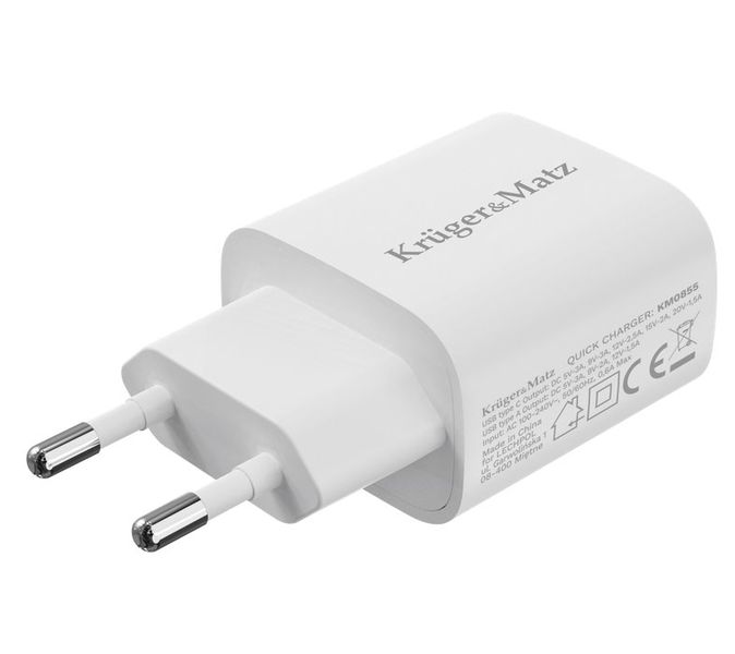 Nabíjačka USB KRUGER &amp; MATZ KM0855 GaN 30W Nabíječka USB KRUGER & MATZ KM0855 GaN 30W