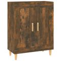 vidaXL Komoda dymový dub 69,5x34x90 cm spracované drevo