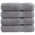 vidaXL Prémiové utierky na ruky SOLUND 4 ks sivé 50x100 cm 600 g/m²