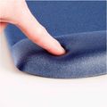 FELLOWES podložka pod myš a zápěstí PlushTouch/ 200mm x 245mm x 20mm/ textilie/paměťová pěna/ modrá Podložka pod myš, ergonomická, pametová pena, 238x184mm, modrá