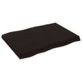 vidaXL Stolová doska tmavohnedá 80x60x(2-6)cm ošetrený masív hrany