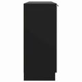 vidaXL Komoda čierna 90,5x30x70 cm spracované drevo