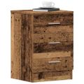 vidaXL Nočná skrinka Old Wood 38x35x55 cm Engineered Wood