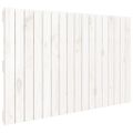 vidaXL Nástenné čelo postele biele 108x3x60 cm masívna borovica