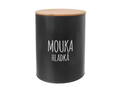 Dóza ORION Black Hladká Múka 13cm