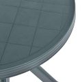 vidaXL Bistro stolík zelený priemer 70 cm plast