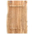 vidaXL Stolová doska, akáciový masív 100x(50-60)x3,8 cm