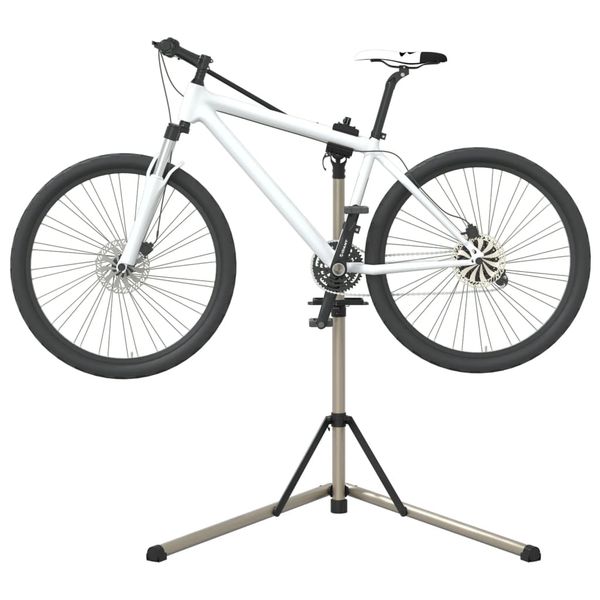 vidaXL Stojan na opravu bicykla skladací nastaviteľný 102-160cm hliník