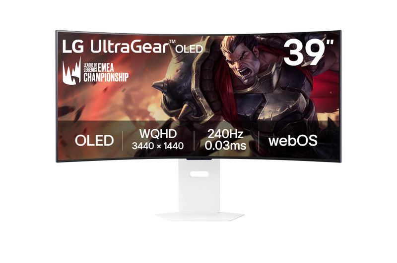 LG UltraGear/39GX90SA-W/39''/OLED/wQHD/240Hz/1ms/Blck-White/2R