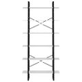 vidaXL Vysoký regál biely 100x30x210 cm drevotrieska