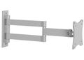 Neomounts FPMA-W830/Držák displeje/na stěnu/10-27"/sklopný/3 čepy/VESA 100X100/nosn. 12kg/stříbrný Držák, VESA, nástenný, pro LCD a TV, úhloprícka 10"-27", náklon 140°, otácení 180°, nosnost 12kg, stríbrný